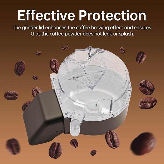 Grinder Assembly Lids 2pcs, Clear Grinder Assembly Lids Replacement for Cuisinart Coffee Maker, Fit for DGB-500GLID Coffee Grinder and Brew Coffee Maker Parts Cap