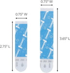 Command 821079049512 Bath Water Resistant Refill, 2-Medium and 4-Large Strips (BATH22-ES-E), 1 Pack, Blue