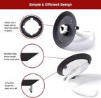 Dough Hook Shield For Kitchen Aid - Prevents Your Dough from Climbing Up and Clogging Up Your Mixer – Mess Free Mixer Accessory Compatible With KitchenAid C Shape Dough Hooks (Dark Grey)