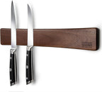Magnetic Knife Strips, Magnetic Knife Holder for Wall 16 Inch, Acacia Wood Knife Magnetic Strip Use as Knife Bar, Knife Holder for Kitchen Utensil Organizer