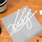 Restaurantware-5.8 Inch Coffee Stirrers, 100 Disposable Coffee Stirring Sticks - Unique Keyhole Design, For Hot And Cold Drinks, White PS Plastic Plastic Stir Sticks, For Coffees and Cocktails,