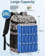 Cooler Backpack Insulated Waterproof,30 Cans Backpack Coolers Leakproof Lunch Backpack for Men Women Portable Soft Cooler Bag for Beach Camping Travel Picnic