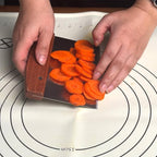 Vovoly Multipurpose Bench Scraper Kitchen Utensil for Flat Top Griddle, Dough Scraper Cutter for Bread and Pizza Cutter - Stainless Steel Metal Griddle Scraper Chopper