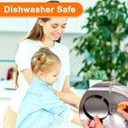 6 Pcs Professional Egg Ring Pancake Ring Set Stainless Steel Fried Egg Ring Griddle Pancake Shapers with Grill Oil Brush & Egg Separator for Breakfast Omelette Sandwich (4, 6 Inch)