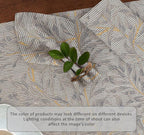 Ruvanti Placemats 100% Cotton 13x19 Inch, Dining Table Placemats Set of 6, Modern Place Mats for Dining Table Decor, Kitchen & Table Linens, Coffee Mat for Christmas Dinners - Leafy