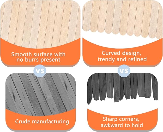 1000 Pack Birch Wood Coffee Stirrers, 7 Inch Sturdy Coffee Stir Sticks, Smooth Round Ends, Splinter-Free Disposable Stir Sticks for Coffee, Cocktails, Office, Home Use