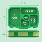 Bentgo Kids Prints Leak-Proof, 5-Compartment Bento-Style Kids Lunch Box - Ideal Portion Sizes for Ages 3-7, Durable, Drop-Proof, Dishwasher Safe, & PFAS & BPA-Free Materials (Safari)