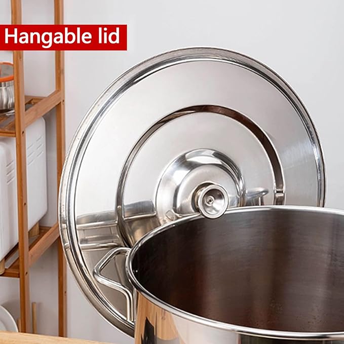 Pasta Cooker Insert Set Stainless Steel Pasta Pot With Strainer Basket Multipots Cooking Tool For Noodles Dumplings Pasta For Home Kitchen Restaurant,5 Holes