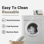 Laolitou Table Cloth Rectangle Linen Waterproof Textured Mocha Tablecloth, Washable Wrinkle Free Spill Proof Fabric Tablecloths for Dining Table Farmhouse Kitchen Holiday, 52x70 Inch