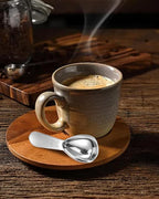 Coffee Scoop 15ml 2PCS, 1 Tablespoon Measuring Spoons, Ergonomics Design Coffee Scooper Stainless Steel Manufacture，Coffee Scoop for Ground Coffee Protein Powder Sugar Cereal (Silver, 1 tbsp-15ml)
