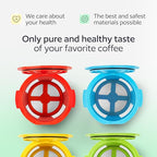 4 Reusable K Cups for Keurig K Supreme, K Supreme Plus, K Slim with Multistream Technology, K-Brew Chill, K-Duo Hot & Iced – 4 Colors Refillable Kcups Coffee Filters for Keurig Coffee Makers