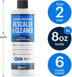 Essential Values Descaling Solution – Coffee Maker Cleaner for Nespresso, Keurig, Breville & More – Works on All Machines & Espresso Makers – Made in USA
