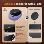 MEION Coffee Mug Warmer for Desk, Coffee Cup Warmer, 4 Temp Settings & 1-12H Timer, Coffee Warmer with Auto Shut Off Smart Gravity Sensor, Beverage & Candle Warmer Coffee Gifts Accessories (Lavender)