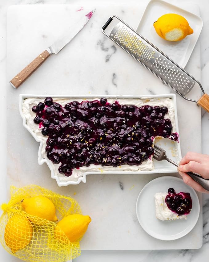 Montana State Baking Dish, Serving Platter, or Decorative Tray - Charming Porcelain Bakeware - Oven, Microwave and Dishwasher Safe