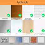 Large Utility Hooks,30-Hooks,36-Strips,Clear Wall Hook with Removable Strips Value Pack,Organize Damage Free,Removes Cleanly,Hanger Hook for Decorations