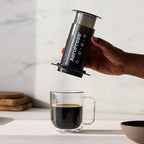 AeroPress Original Coffee Press - All-in-One French Press, Pour-Over & Espresso Style Manual Brewer, 2 Min Brew for Less Bitterness, More Flavor, Small Portable Coffee Maker, Travel & Camping