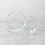 Fortessa Los Cabos Glass Dinnerware Collection, Dinner Plate (Set of 4), 10.5 Inch, Clear