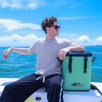 Magnetic Backpack Cooler Bag, Cold Retention Soft Coolers 30 Can Insulated Soft Sided Cooler with Waterproof Bag