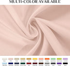 Softalker Rectangle Tablecloth, Waterproof & Stain Resistant Table Cloths Wrinkle Free Fabric Washable 210GSM Polyester Table Cover for Spring/Party/Outdoor - 90 x 132 inch,Pink