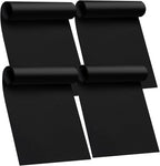 Oven Liners for Bottom of Oven - 4 Pack Large Heavy Duty Oven Mats, 17"x 25" Reusable Matt Liner for Electric, Gas, Toaster Ovens & Grills, BPA & PFOA Free, Kitchen Essentials, Black