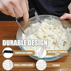 LemonRoad 12 Pcs Large Dough Blender for Baking Bulk Heavy Duty Pastry Cutter Tool Stainless Steel Dough Cutter Butter Masher Flour Beater with Thick Blade Dishwasher Safe for Easy Mixing Kitchen