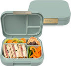 Bentgo Modern - Adult & Teen Bento Lunch Box; 3-4 Compartments, Leak-Resistant, 5.5 Cup Capacity/44 fl oz, Improved Locking Clips, Reusable, BPA-Free, Dishwasher/Microwave Safe Tray (Mint Green)