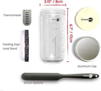 Sourdough Starter Kit – 24oz Starter Jar, 2 Cotton Rope Banneton Proofing Baskets, Magnetic Bread Lame for Scoring – Gift for Bakers & Complete Sourdough Bread Baking Set