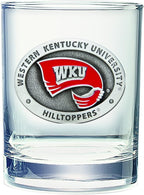 Heritage Pewter Western Kentucky Double Old Fashion | Double Rocks Glass 14 OZ for Liquor | Expertly Crafted Pewter Glass