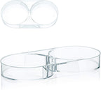Salt and Pepper Mill Tray - Acrylic Transparent Mill Rest by urban noon - Grinders up to 2.7 inches in diameter