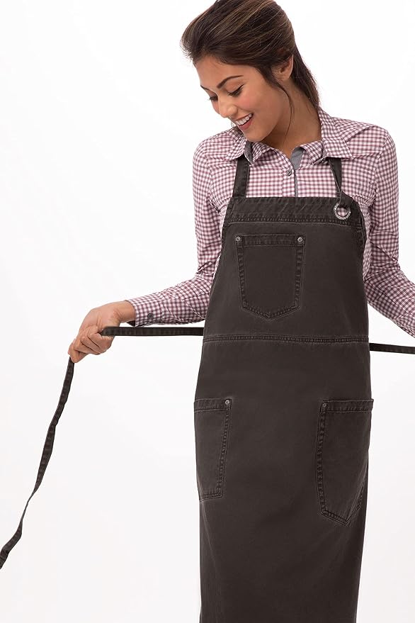 Chef Works Unisex Dorset Bib Apron