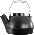 Fire Beauty Humidifying Iron Kettle，Stove Humidifier，Wood Stove Kettle，Cast Iron，Chrome handle