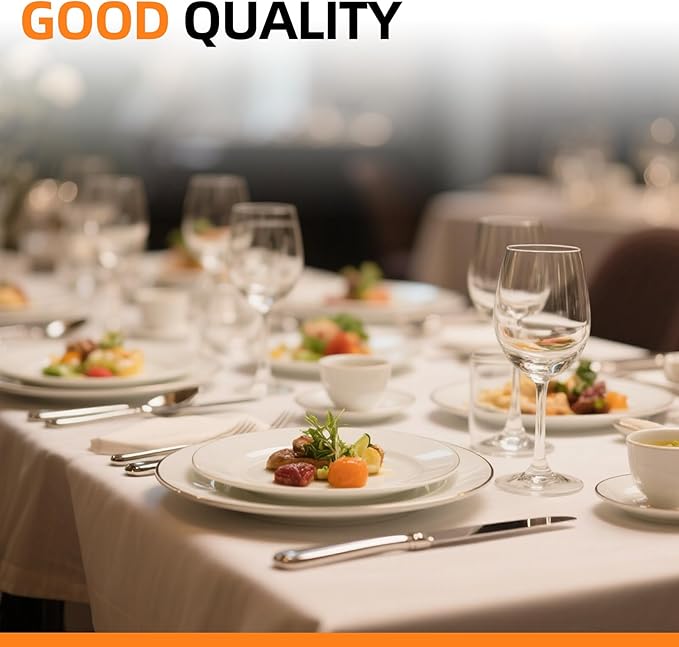 Silverware set for 8,40 Pieces Premium Stainless Steel Silverware set,Mirror Polished Cutlery Set,Heavy Duty Flatware Set for 8,Dishwasher Safe,Luster Series