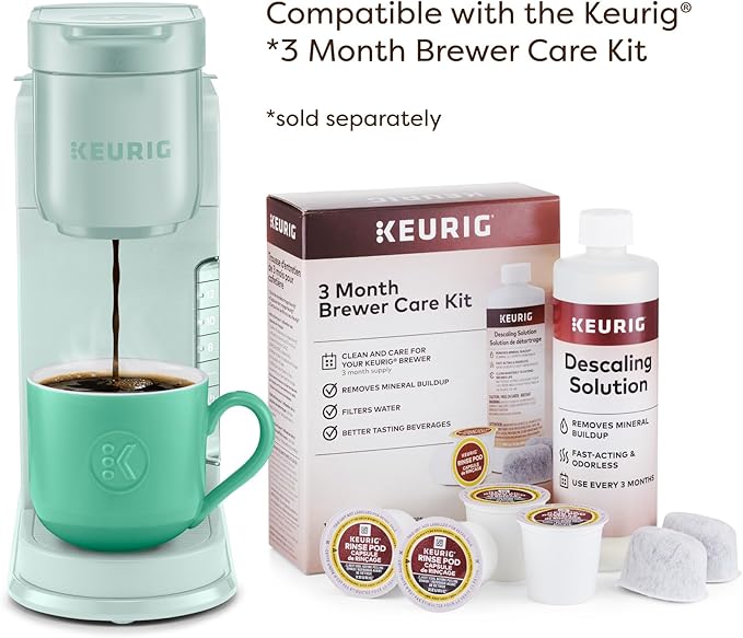 Keurig K-Express Single Serve Coffee Maker – Strong Brew Option, 42oz Reservoir, Sleek Design for Holiday Hosting & Gifting, Mint