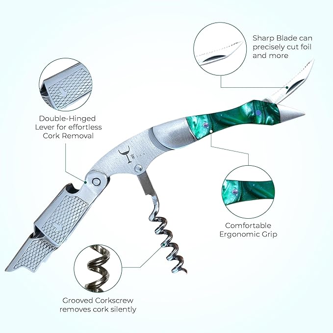 Wino Wine Key! - Professional Sommelier's Corkscrew Wine Opener