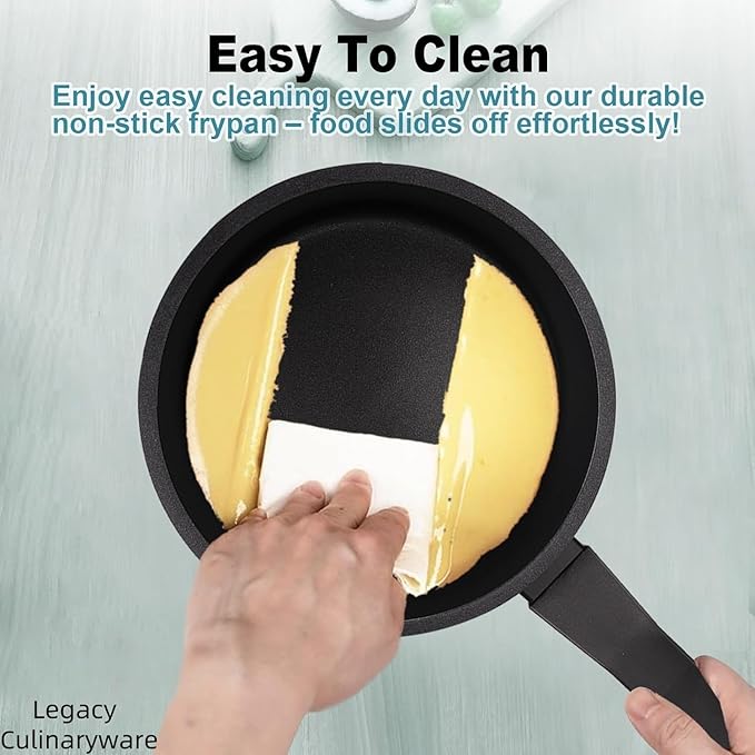 Nonstick Sauce Pan with Lid,1.5QT small pot, PFOA Free,Kitchen Pots Induction Pot,Cream