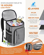 Capolo 36/45 Cans Cooler Backpack Insulated Waterproof for Women Men Lunch Backpack Coolers Leak Proof Soft Cooler Bags