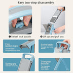 Upgrade Safe Mandoline Slicer for Kitchen, Adjustable Vegetable Chopper, Potato Slicer, French Fry Cutter, Mandoline Slicer for Kitchen (blue)