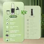 Smoothie Blender Maker 25000RPM Personal Blender for Shakes and Smoothies with 37oz 32oz 23oz Portable Cups Countertop blenders for kitchen, Frozen Drinks, Milkshake, Juice, Ice Crushing, Nuts