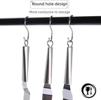 Offset Spatulas Cake Icing Knife 6 8 10 Inch with 3 Metal Hook Angled Cake Frosting Decorating Spatula Set of 3