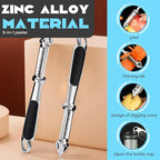 Professional Stainless Steel Vegetable Peeler - Ultra Sharp Y & I Shape Potato Peelers with Non-Slip Soft Grip Handle, Effortless Carrot & Fruit Peeling Kitchen Tools, Set of 2