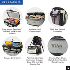 Titan by Arctic Zone 30 Can Zipperless Soft Cooler with HardBody Liner