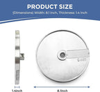 TK Universal Disc Replacement for Half and Round Hopper - Vegetable Chopper - Slicer 8mm for Slicing