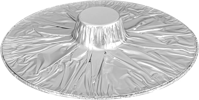 Foil Lux 34 Ounce Pans And Lids, 100 Disposable Pots With Lids - Oven-Ready, Stove Compatible, Aluminum Foil Baking Pans, Freezable, For Outdoor Camping, Vacation, Picnic, And More - Restaurantware