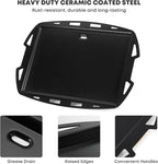 Stanbroil Cooking Griddle Insert for Weber Q200/Q2000 Series Grills, Full Size Nonstick Griddle Plate for Weber Q200, Q220, Q2000, Q2200 Grills