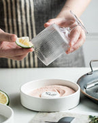 Margarita Salt Rimmer Set, Ceramic Bar Glass Rimmer for Margarita and Cocktail Bartender Tool Salt Box Spice Container Bar Decor for Home Set of 2, White