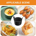 Microwave Egg Poacher, Nonstick Egg Boiler Poacher 4 PCS, Egg Poacher Cups, Boiled Egg Mold, Poached Egg Cooker for Baking Oven Microwave Stovetop Egg Cooking Air Fryer (B)