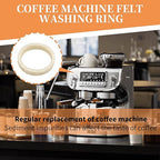 Felt Washer Replacement Compatible with Breville Espresso Machine Grinders,10 Pcs in a Pack Burr Coffee Grinder, Made of Wool, Strong Density and Durability