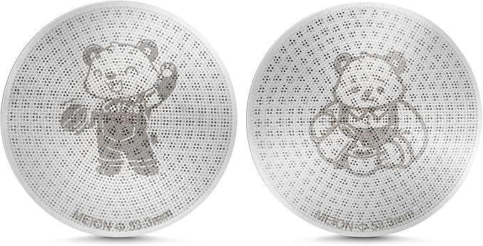 MEION 53.3mm Espresso Puck Screen-2Pack 0.8mm Thickness Espresso Filter Screen, Reusable Metal Coffee Filter for Bottomless Portafilter Basket 54mm, Stainless Steel Coffee Puck Screen