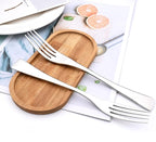 Silver Tableware 20Pcs Mirror Polished 18/10 Stainless Steel Luxury Flatware - Heavy Cutlery Set Service For 4 Include Knives/Forks/Spoons/Salad Fork/Teaspoon, Dishwasher Safe