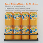 Magnetic Spice Rack for Refrigerator Magnetic Fridge Shelf for Kitchen Spice Organizer Magnetic Shelf for Fridge Space Saving Black 4 Pack with Magnetic Paper Towel Holder